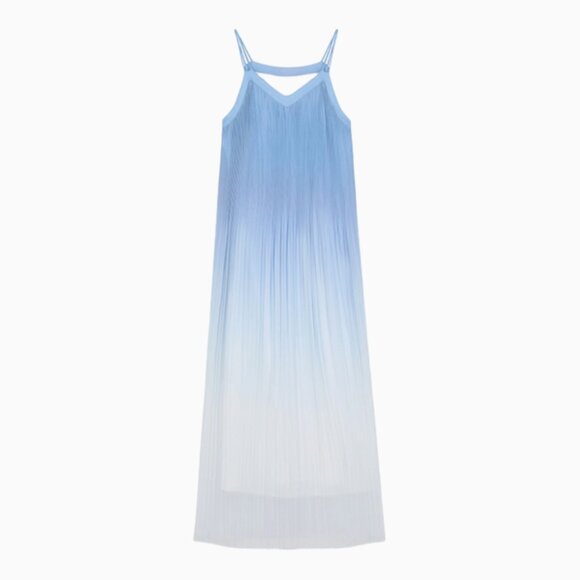 Gradient Dresses & Skirts - NWT Gradient V-Neck Spaghetti Strap Midi Dress